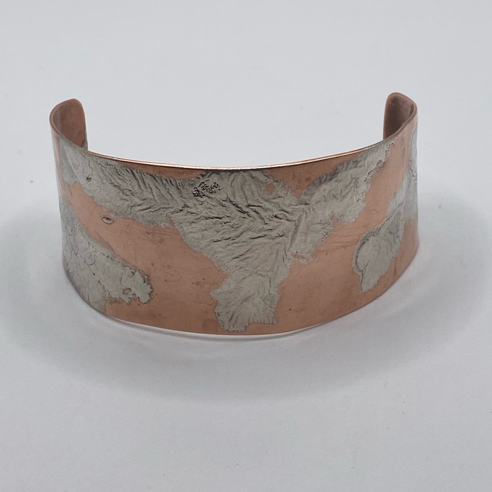Copper And Silver Cuff. - image 3